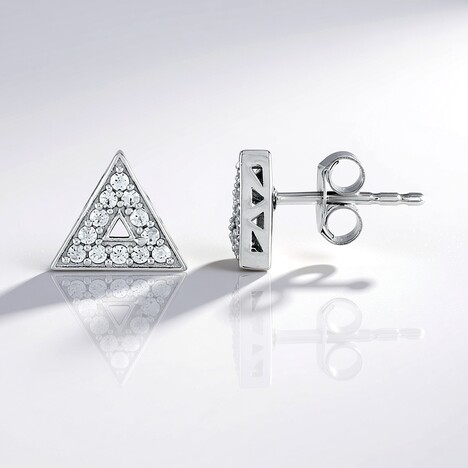 Orecchini in argento con Zircone