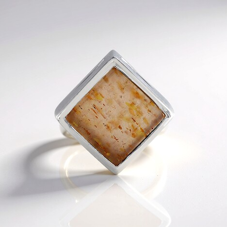 Ciondolo in argento con Pietra del Sole (MONOSONO COLLECTION)