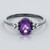 Anello in argento con Ametista