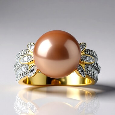 9K Ming Pearl Gold Ring (TPC)
