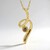 Collier en argent et Diamant champagne I3