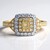 Gelber SI2 Brillant-Goldring (CIRARI)