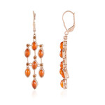 Carnelian Silver Earrings (KM by Juwelo)