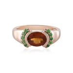 Hessonite Garnet Silver Ring (KM by Juwelo)