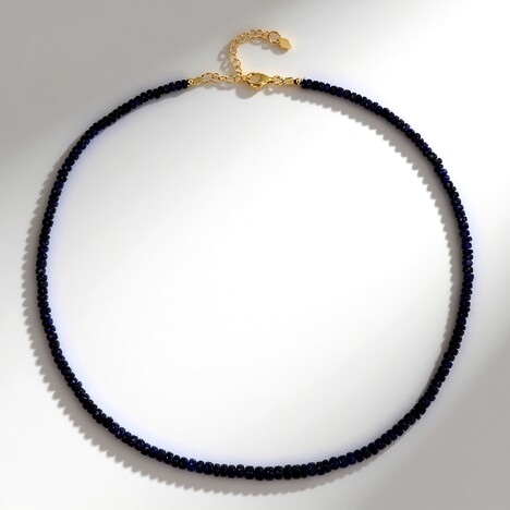 Collana in argento con Zaffiro Blu