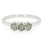 Fancy-Diamant-Silberring