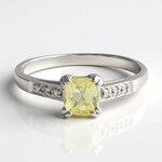 Anello in argento con Apatite Xia