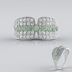Anello in argento con Alessandrite
