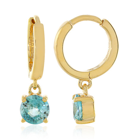 Boucles d'oreilles en argent et Zircon de Ratanakiri