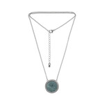 Collana in argento con Fuchsite (dagen)
