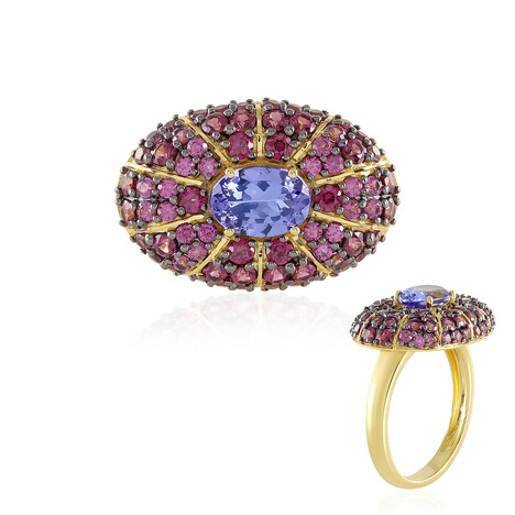 Bague en argent et Tanzanite AAA