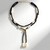 Collana in argento con Perla d'Acqua Dolce Bianca (Riya)