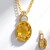 Collana in argento con Citrino (Gems en Vogue)