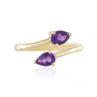 Bague en argent et Améthyste de Zambie