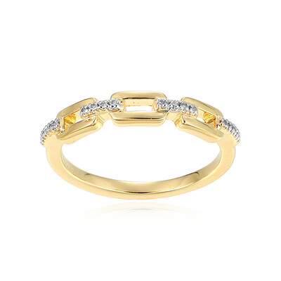 I3 (I) Diamant-Messingring (Juwelo Style)