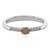 Anillo en plata con Diamante chocolate I2