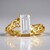 Anello in oro con Zircone (Ornaments by de Melo)