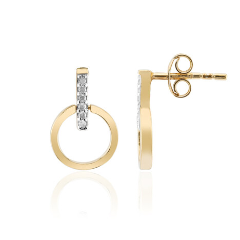 I3 (I) Diamant-Silberohrringe