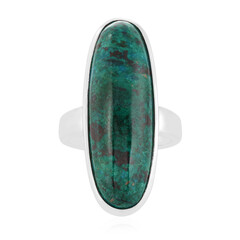 Anello in argento con Crisocolla