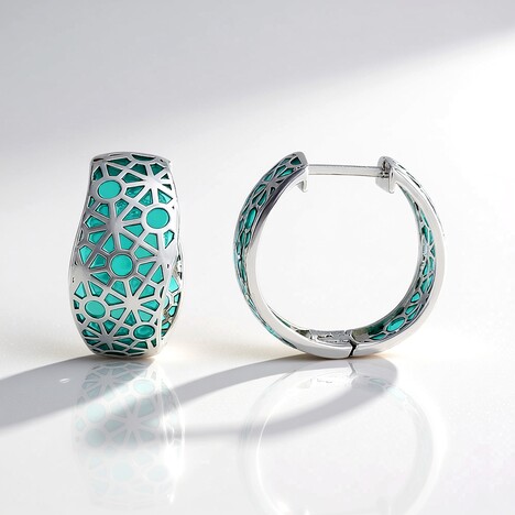 Orecchini in argento (Adela Silber)