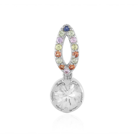 Zirkon-Silberanhänger