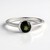Anello in argento con Moldavite