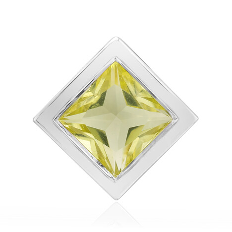 Colgante en plata con Citrino de color limón (MONOSONO COLLECTION)