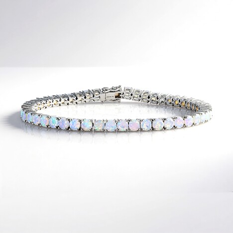 Bracciale in argento con Opale di Welo