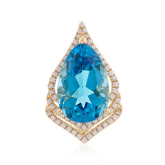 Ciondolo in oro con Topazio Marambaia (de Melo)