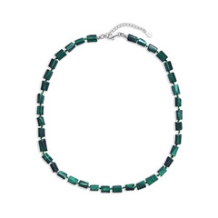 Collar en plata con Malaquita
