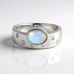 AAA Welo Opal Silver Ring (de Melo Essence)
