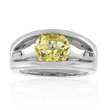 Ouro Verde-Quarz-Silberring