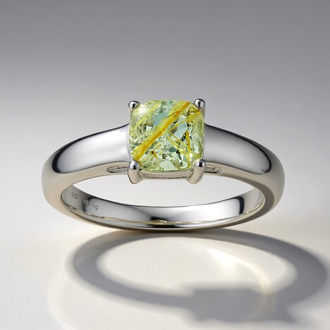 Anello in argento con Quarzo Rutilato