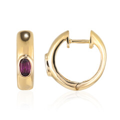 Boucles d'oreilles en argent et Grenat Rhodolite