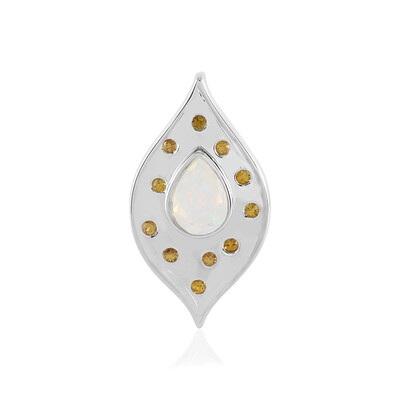 Pendentif en argent et Opale Welo (Adela Silber)