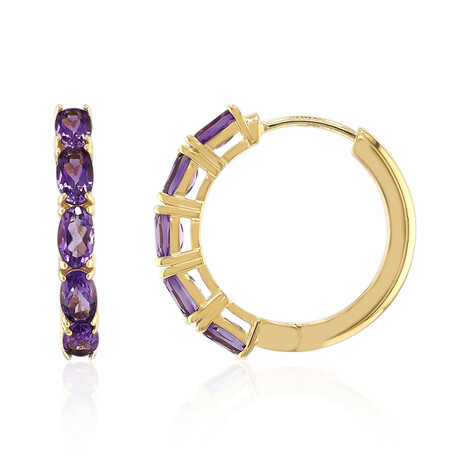 Amethyst-Silberohrringe