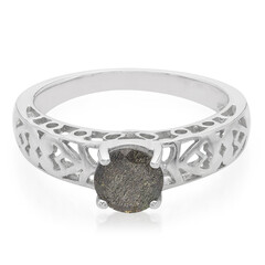 Bague en argent et Spectrolite