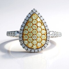Anello in oro con Diamante Giallo SI2 (CIRARI)