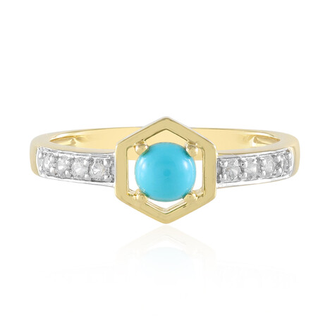 Anello in argento con Turchese Sleeping Beauty