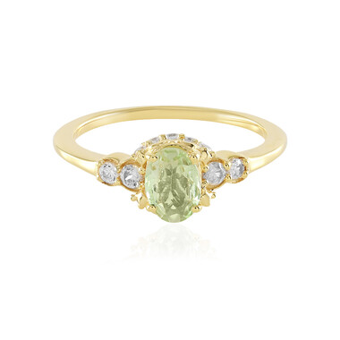Merelani-Mint-Granat-Silberring