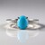 Anello in argento con Turchese Sleeping Beauty (Faszination Türkis)
