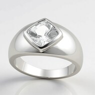 Bague en argent et Danburite