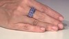 Bague en argent et Tanzanite