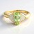Anello in oro con Tormalina Paraíba
