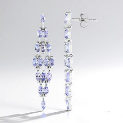 Orecchini in argento con Tanzanite