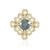 Colgante en oro con Diamante azul cielo I2 (Ornaments by de Melo)