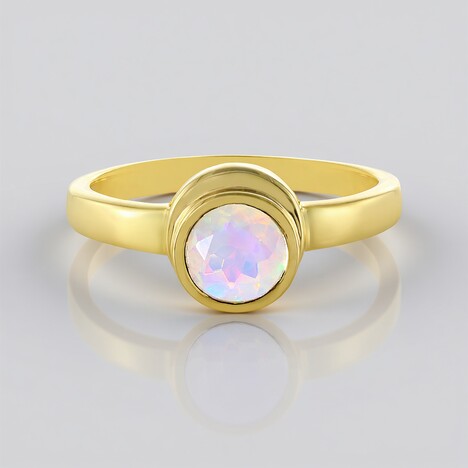 Bague en argent et Opale Welo