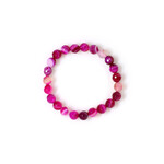 Bracciale con Agata Rosa (Adela Silber)
