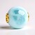 Pendentif en argent et Larimar (MONOSONO COLLECTION)