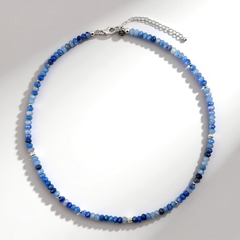 Collana in argento con Quarzo Blu